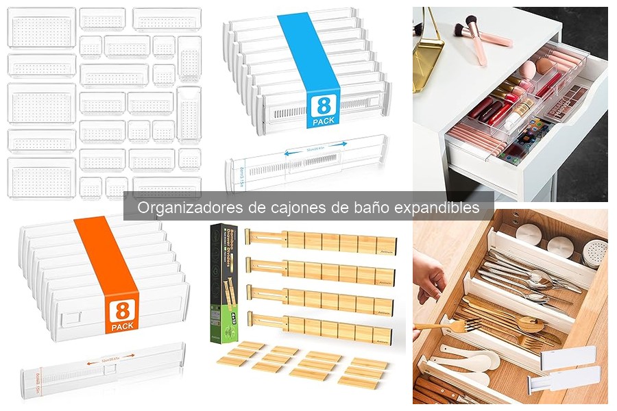 Ventajas de los organizadores de cajones de baño expandibles