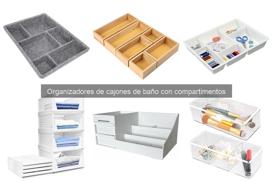 Ventajas de los organizadores de cajones de baño frente a otras soluciones