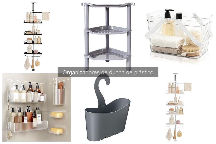 Ventajas de los organizadores de ducha de plástico