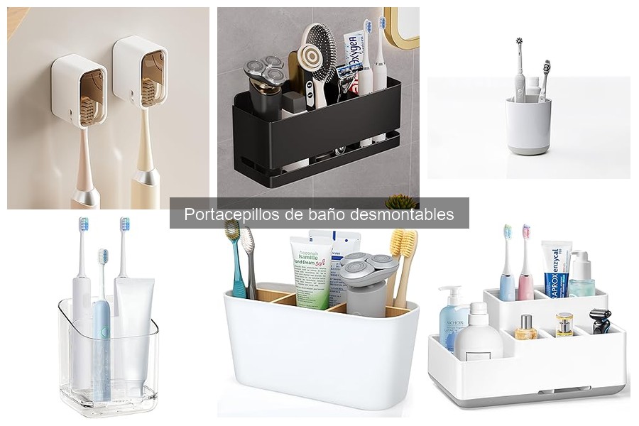 Ventajas de los portacepillos de baño desmontables