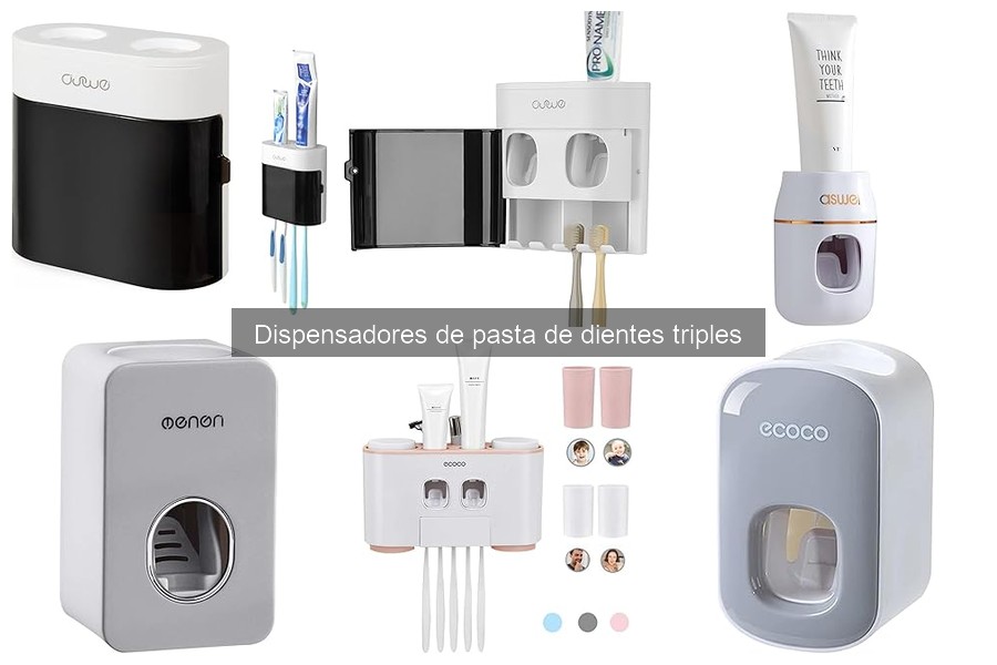 Ventajas de un dispensador de pasta de dientes triple