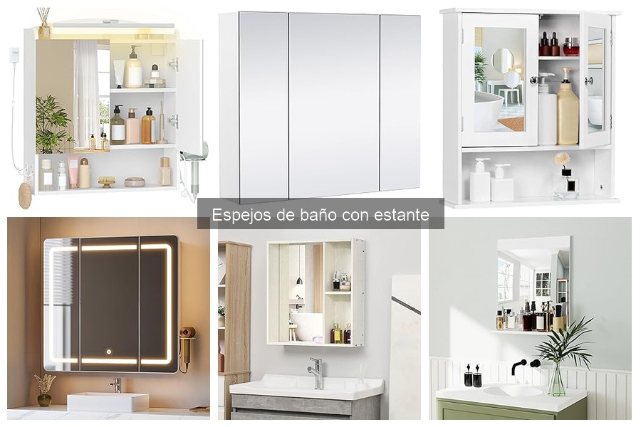 Ventajas de un espejo de baño con estante: práctico y funcional