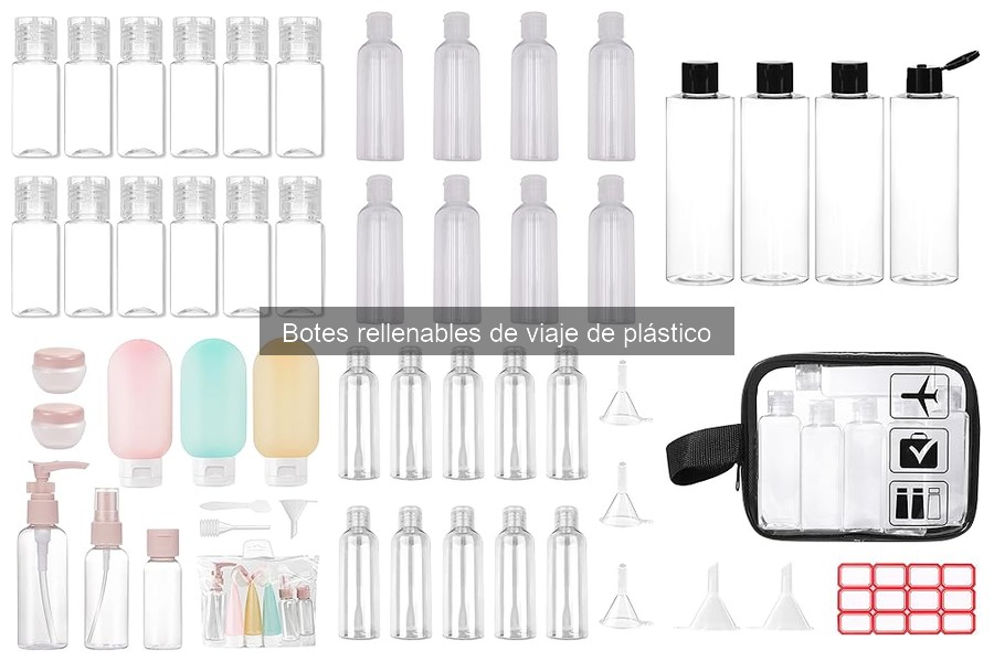 Ventajas de usar botes rellenables de viaje para higiene