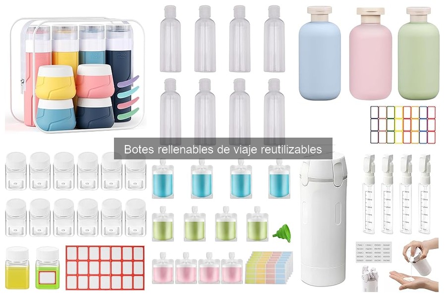 Ventajas de Usar Botes Rellenables de Viaje Reutilizables