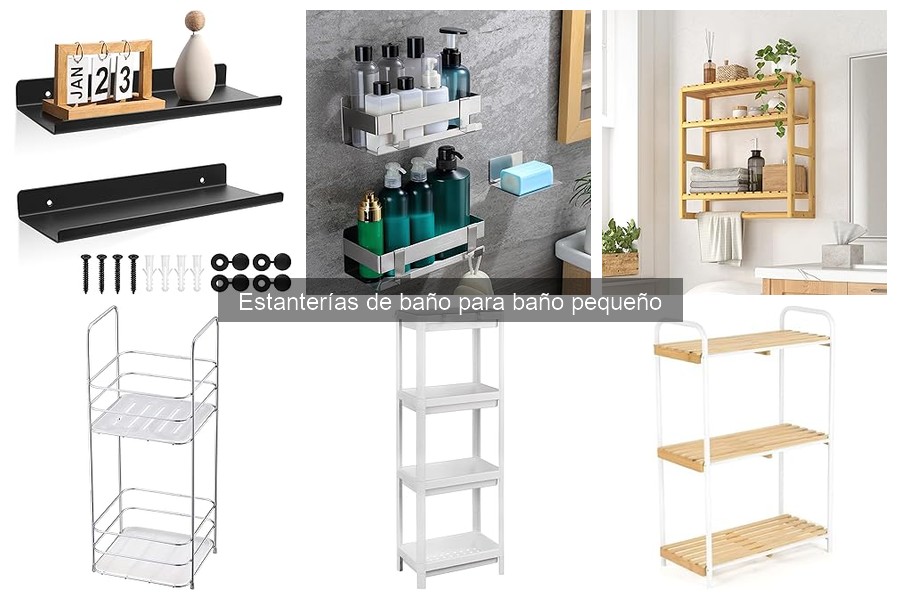 Ventajas de usar estanterías en baños pequeños