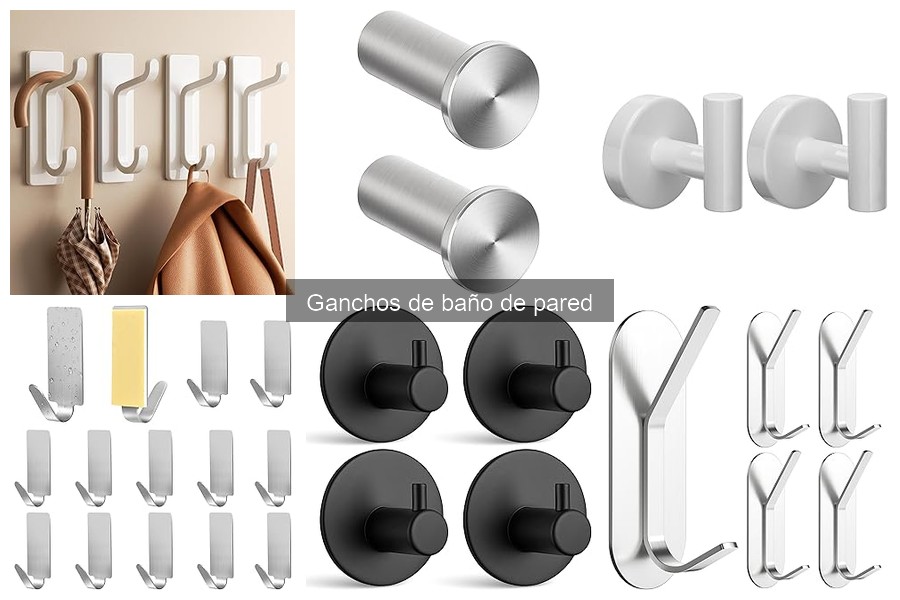Ventajas de usar ganchos de baño de pared para optimizar espacio