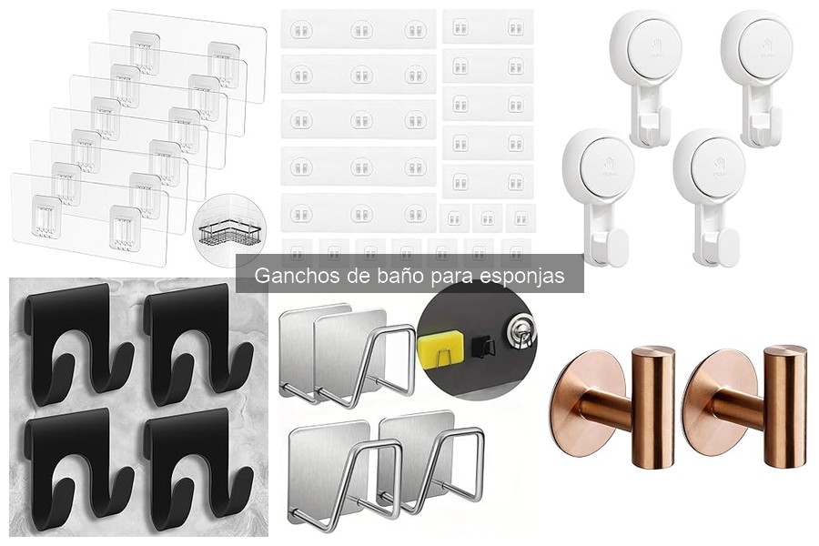 Ventajas de usar ganchos de baño para esponjas