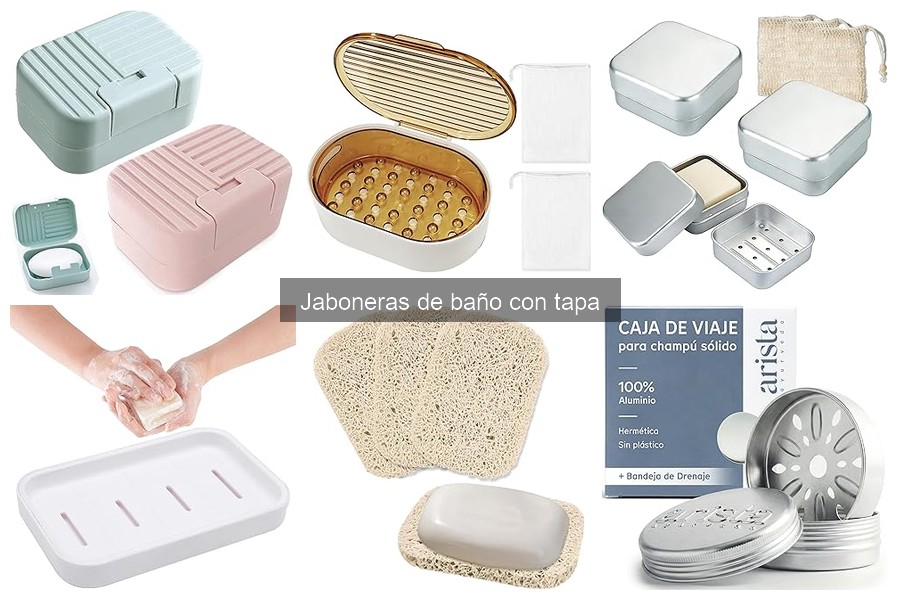 Ventajas de usar jaboneras de baño con tapa para tu higiene
