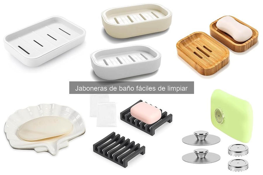 Ventajas de usar jaboneras de baño fáciles de limpiar