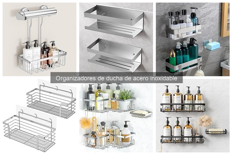 Ventajas de usar organizadores de ducha de acero inoxidable