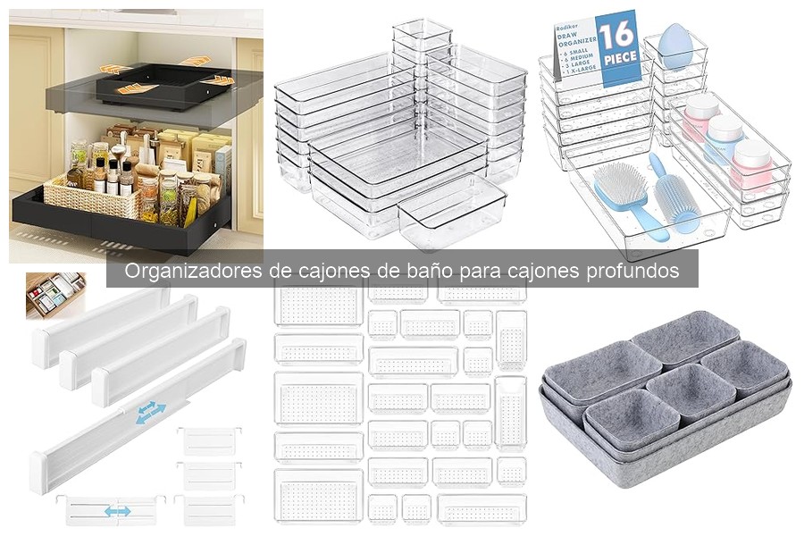 Ventajas de usar organizadores en cajones profundos de baño