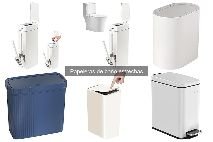 Ventajas de Usar Papeleras de Baño Estrechas para Ahorrar Espacio
