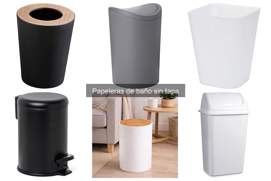Ventajas de usar papeleras de baño sin tapa para tu higiene