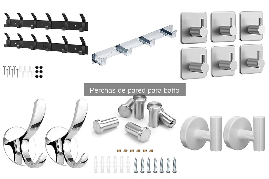 Ventajas de usar perchas de pared en el baño