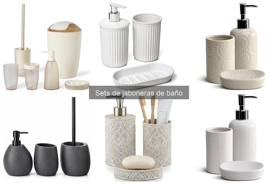 Ventajas de Usar Sets de Jaboneras de Baño