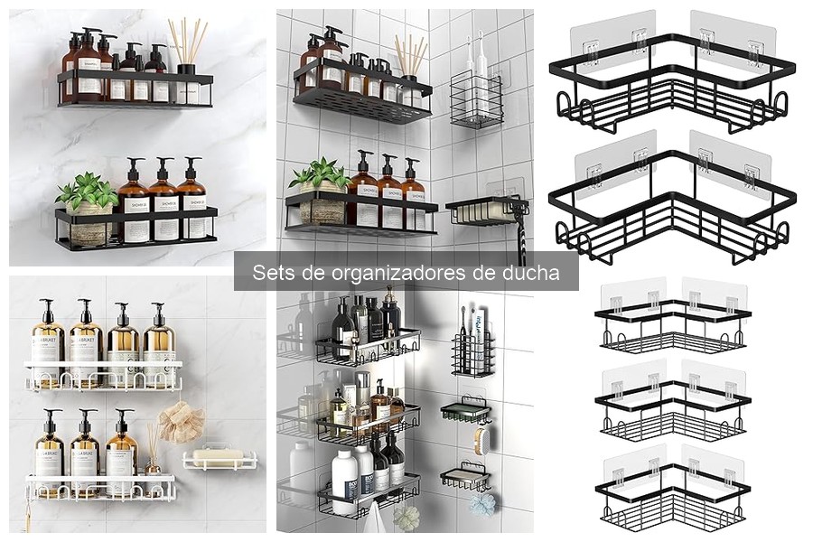 Ventajas de Usar Sets de Organizadores de Ducha
