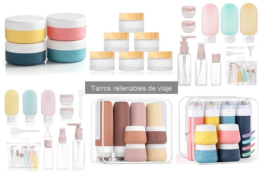 Ventajas de usar tarros rellenables de viaje para tus rutinas