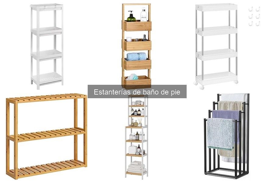 ** Ventajas de usar una estantería de baño de pie para organizar