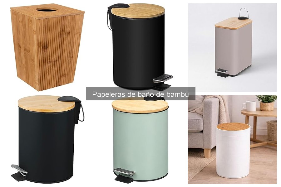 Ventajas de usar una papelera de baño de bambú