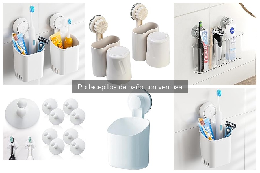 Ventajas del portacepillos de baño con ventosa