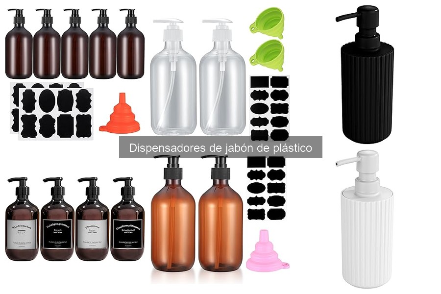 Ventajas y desventajas de dispensadores de jabón de plástico