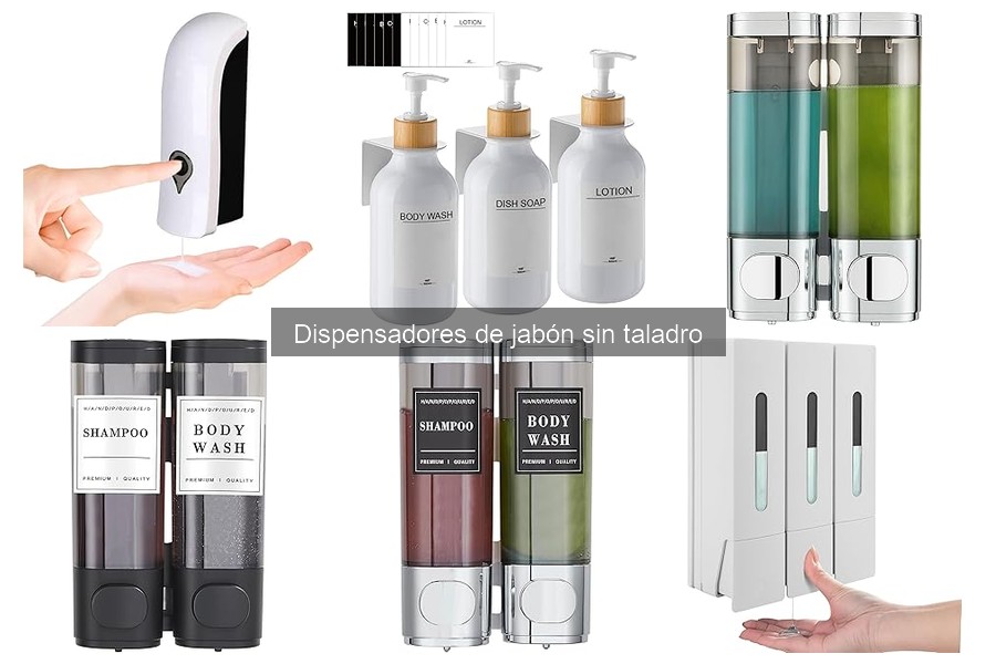 Ventajas y desventajas de dispensadores de jabón sin taladro