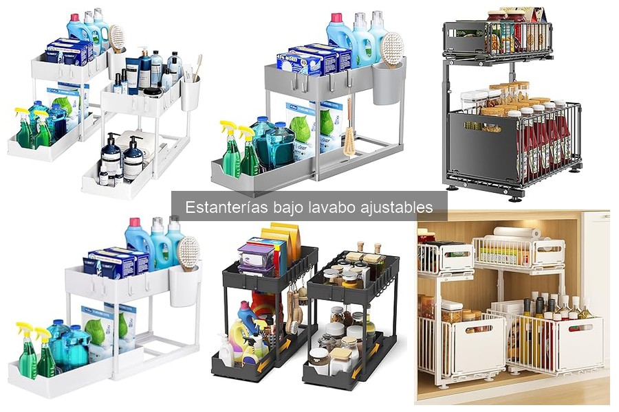 Ventajas y desventajas de estanterías ajustables bajo lavabo