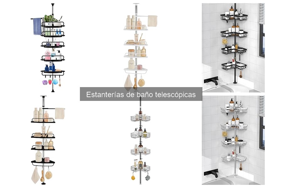 Ventajas y desventajas de estanterías telescópicas de baño
