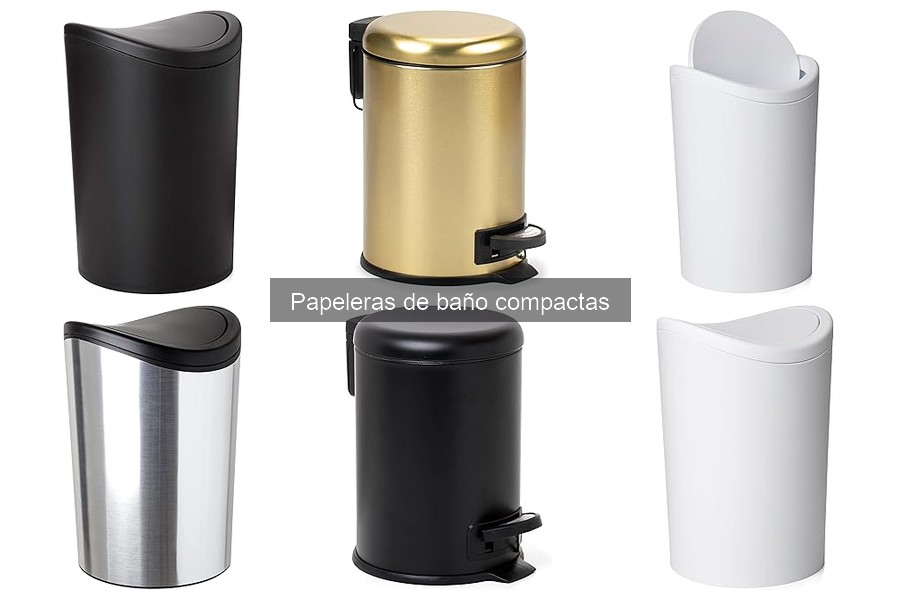 Ventajas y desventajas de las papeleras de baño compactas