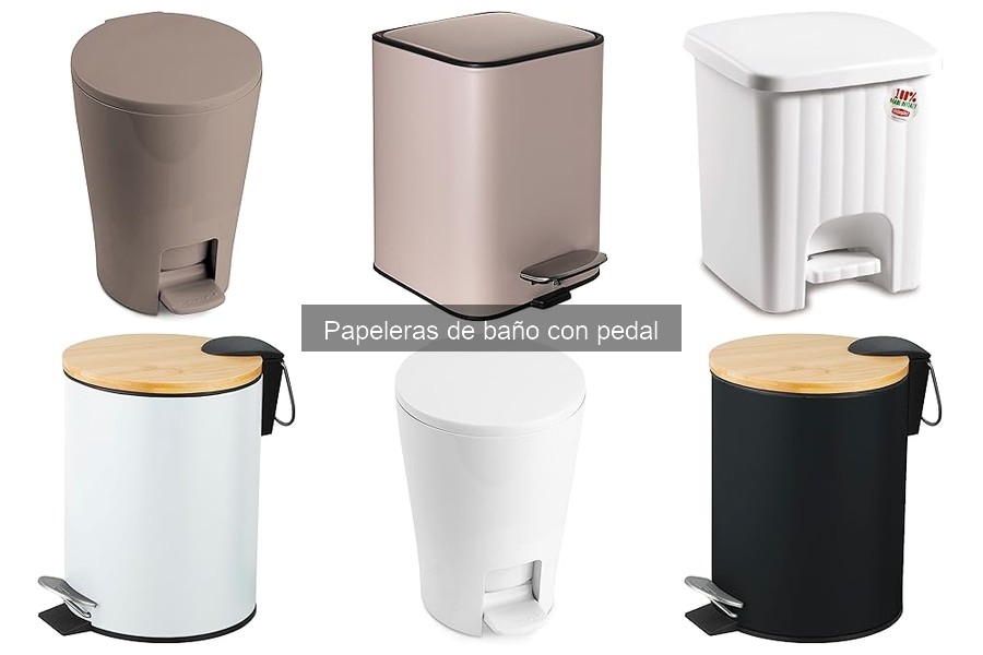 Ventajas y desventajas de las papeleras de baño con pedal