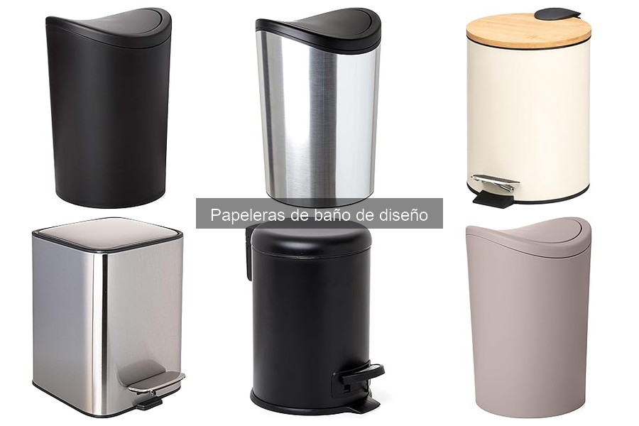 Ventajas y desventajas de las papeleras de baño de diseño