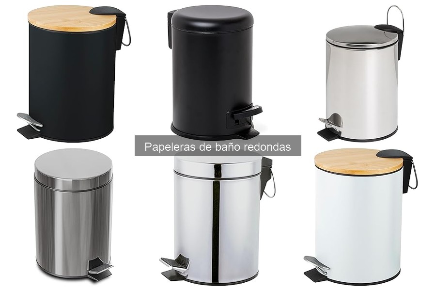 Ventajas y desventajas de las papeleras de baño redondas