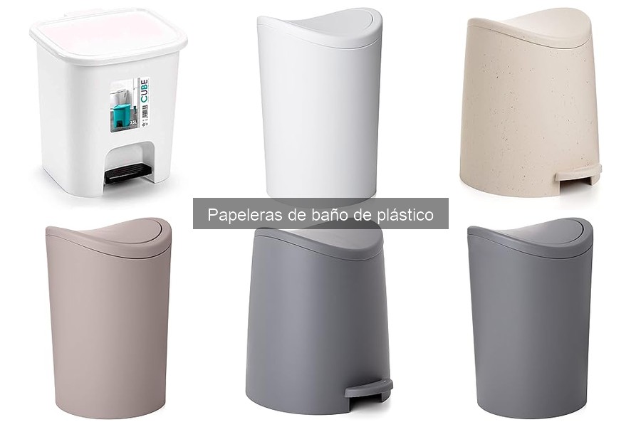 Ventajas y desventajas de las papeleras de plástico para baño