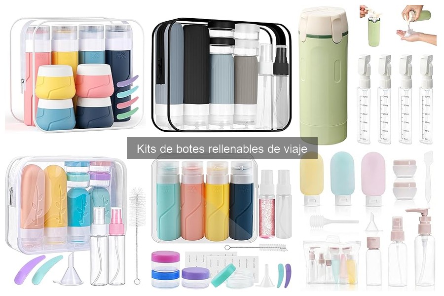 Ventajas y desventajas de los kits de botes rellenables de viaje