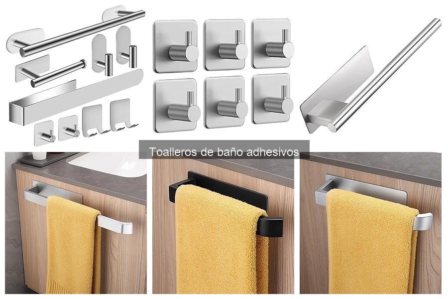 Ventajas y desventajas de los toalleros adhesivos en baño