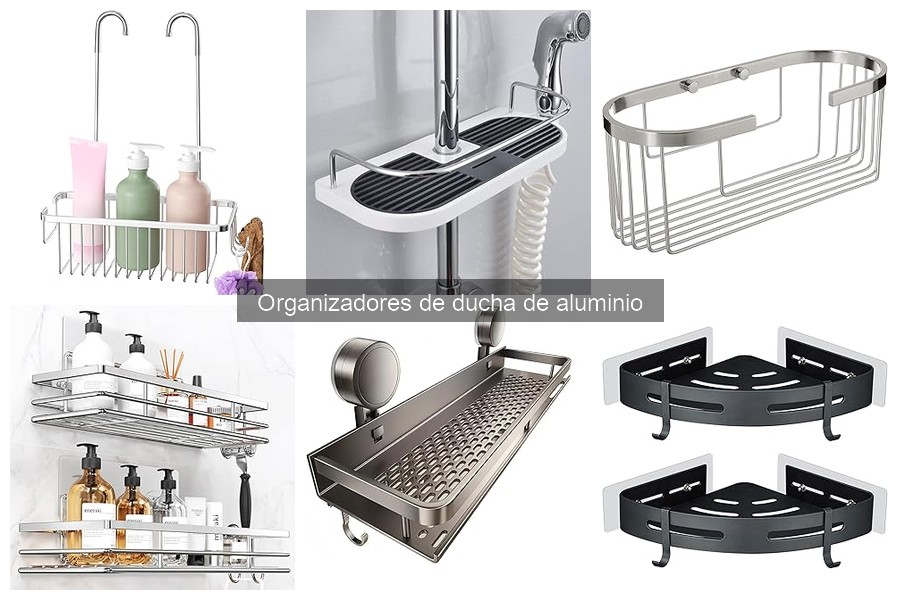 Ventajas y desventajas de organizadores de ducha de aluminio