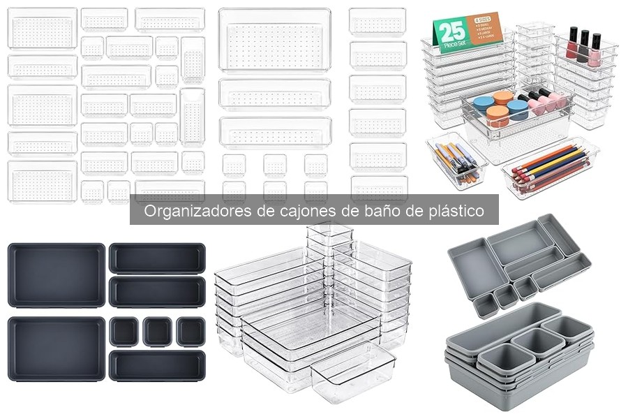Ventajas y desventajas de organizadores de plástico para baño